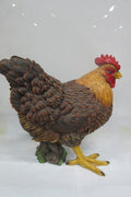 Hand-painted chicken hen statue for garden
Lifelike resin chicken sculpture for patio or porch
Rustic farmhouse garden chicken decoration