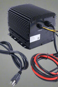 "Genie SkyJack 24V battery charger with power cord"

"Heavy-duty 25AMP charger for JLG and scissor lifts"

"Close-up of 24V industrial battery charger unit"