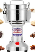 "700g electric stainless steel grain grinder with safety lid"

"High-speed commercial spice mill with overload protection"

"Herb and grain electric grinder for kitchen and lab use"