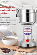 "700g electric stainless steel grain grinder with safety lid"

"High-speed commercial spice mill with overload protection"

"Herb and grain electric grinder for kitchen and lab use"