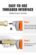 800W handheld concrete vibrator tool with flexible shaft
Electric cement bubble remover for construction use
High-frequency cement compactor for walls and bridges
AC-powered concrete vibrator with ergonomic handle
Portable electric concrete vibration tool with 4.6 ft shaft