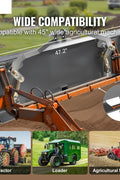 Heavy-duty 3-point skid steer adapter plate front view
Universal tractor quick attach plate with welds
3/8” thick steel 3-point adapter plate for tractors and loaders
3-point hitch adapter for John Deere, Kubota, Bobcat
Side view of universal 3-point quick attach adapter plate
