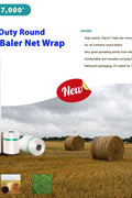 New Heavy Duty Bale Net Wrap for Balers – Durable Agricultural Baler Netting - with 64″x 7000' BALE NET WRAP BALER | Sold by Uncle Wiener's Wholesale