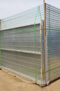 Heavy-Duty Galvanized Steel Fence Panel – Construction Safety Barrier