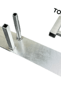 Heavy-Duty Galvanized Steel Fence Panel – Construction Safety Barrier