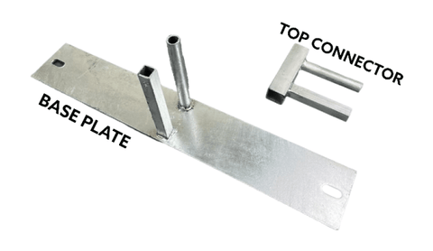 Heavy-Duty Galvanized Steel Fence Panel – Construction Safety Barrier