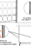 New Heavy Duty Double Rod Clothing Garment Rack – Rolling Adjustable Closet Organizer with Storage 600 lbs Capacity SKU AMCMR2992 - with | Sold by Uncle Wiener's Wholesale