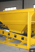 Heavy Duty Aggregate Hopper System with 30 Inch Belt Conveyor and Electromagnetic Drive – Model 250401S