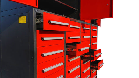 Heavy-Duty 32 Drawer Steel Tool Cabinet

Industrial 16 Drawer Steel Workbench Cabinet

Garage Steel Storage Cabinets for Tools

Red Heavy Duty Steel Tool Workbench

Blue Garage Workshop Storage Cabinets