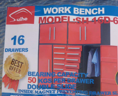 Heavy-Duty 32 Drawer Steel Tool Cabinet

Industrial 16 Drawer Steel Workbench Cabinet

Garage Steel Storage Cabinets for Tools

Red Heavy Duty Steel Tool Workbench

Blue Garage Workshop Storage Cabinets