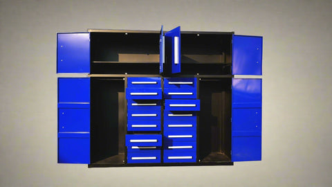 Heavy-Duty 32 Drawer Steel Tool Cabinet

Industrial 16 Drawer Steel Workbench Cabinet

Garage Steel Storage Cabinets for Tools

Red Heavy Duty Steel Tool Workbench

Blue Garage Workshop Storage Cabinets
