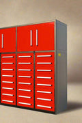 Heavy-Duty 32 Drawer Steel Tool Cabinet

Industrial 16 Drawer Steel Workbench Cabinet

Garage Steel Storage Cabinets for Tools

Red Heavy Duty Steel Tool Workbench

Blue Garage Workshop Storage Cabinets