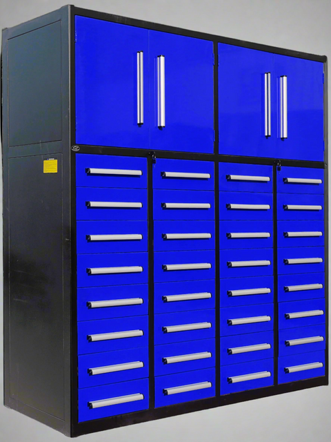 Heavy-Duty 32 Drawer Steel Tool Cabinet

Industrial 16 Drawer Steel Workbench Cabinet

Garage Steel Storage Cabinets for Tools

Red Heavy Duty Steel Tool Workbench

Blue Garage Workshop Storage Cabinets