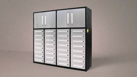 Heavy-Duty 32 Drawer Steel Tool Cabinet

Industrial 16 Drawer Steel Workbench Cabinet

Garage Steel Storage Cabinets for Tools

Red Heavy Duty Steel Tool Workbench

Blue Garage Workshop Storage Cabinets
