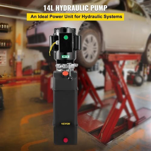 “Hydraulic power pump 2950 PSI with 14L tank”

“Single-acting car lift hydraulic pump 220V”

“Pre-wired hydraulic unit for vehicle lifts and trailers”

“Black 2.2kW hydraulic power unit with steel reservoir”

“Hydraulic motor and pump assembly for garage lift systems”