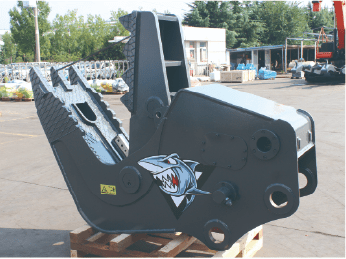JS080DS Hydraulic Concrete Pulverizer for excavators – reinforced concrete breaker
JS100D Concrete Pulverizer attachment – heavy-duty demolition tool
Hydraulic pulverizer for crushing concrete and rock – fits 180 to 300 ton excavators