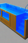 “Modern 20ft sea container pool in backyard with filtration system”

“Indoor 40ft shipping container swimming pool with viewing glass”

“Above-ground modular pool built from repurposed shipping container”