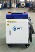 2000W industrial fiber laser rust remover – surface cleaning machine with compact frame and cooling system