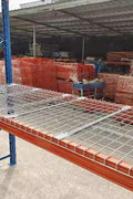 industrial pallet racking with boxes
steel warehouse shelving 8ft to 20ft
heavy-duty pallet racking system
expansion bay pallet rack
wire mesh panels for pallet racking