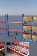 industrial pallet racking with boxes
steel warehouse shelving 8ft to 20ft
heavy-duty pallet racking system
expansion bay pallet rack
wire mesh panels for pallet racking