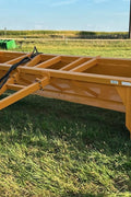 14 FT Industries America Box Blade Scraper – Side Angle

16 FT Heavy-Duty Box Scraper with Hydraulic Tilt – Top View

Box Blade for Tractor with Reinforced Rear Blade

Grading Scraper Attachment – Front Side with Hydraulic Arms