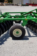 Industries America 10 FT Disk Harrow – Front Angle View
2228X Pull-Type Harrow Behind Tractor
Green 10 FT Disk Harrow – Blade Close-Up
Wide Pull-Type Disc Harrow for Seedbed Prep
Side View – 10 FT Agricultural Disc Harrow