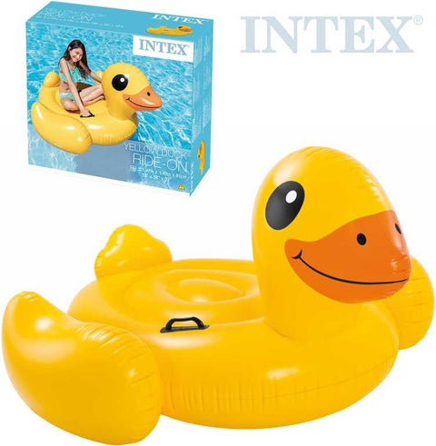 Intex unicorn ride-on pool float for kids
Giant duck inflatable ride-on for pool
Intex whale pool toy with handles
Animal ride-on inflatables for summer
Durable Intex vinyl pool floats for children