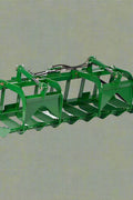John Deere-compatible root grapple – front view

Dual grapple arms with 25-inch opening – side view