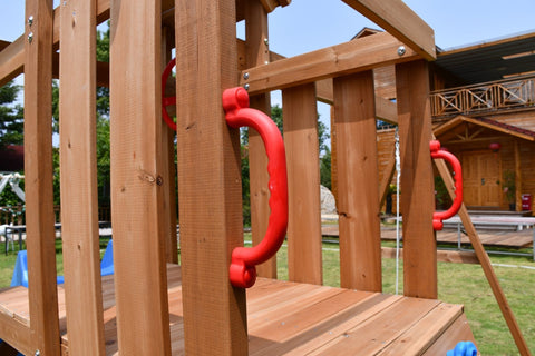Wooden Backyard Kids Swing Set & Slide – Model C627 Outdoor Play Structure