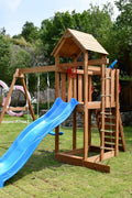 Wooden Backyard Kids Swing Set & Slide – Model C627 Outdoor Play Structure