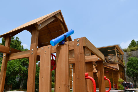 Wooden Backyard Kids Swing Set & Slide – Model C627 Outdoor Play Structure