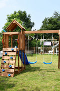 Wooden Backyard Kids Swing Set & Slide – Model C627 Outdoor Play Structure