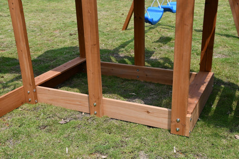 Wooden Backyard Kids Swing Set & Slide – Model C627 Outdoor Play Structure