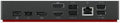 Lenovo ThinkPad USB-C Dock top view
Docking station with HDMI, DisplayPort, and USB ports
Open box dock with accessories included
Rear panel showing power and video output ports