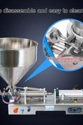 Semi-automatic bottle filling machine for liquids

Dual-nozzle pneumatic filler 100–1000 mL

Liquid filler with foot switch and control panel

Industrial stainless steel liquid bottling equipment

