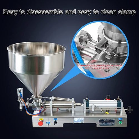 Semi-automatic bottle filling machine for liquids

Dual-nozzle pneumatic filler 100–1000 mL

Liquid filler with foot switch and control panel

Industrial stainless steel liquid bottling equipment

