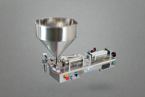 Semi-automatic bottle filling machine for liquids

Dual-nozzle pneumatic filler 100–1000 mL

Liquid filler with foot switch and control panel

Industrial stainless steel liquid bottling equipment

