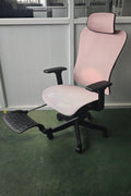 “Ergonomic mesh office gaming chair in black with lumbar support”

“Gray and white lumbar support office chair with wheels”

“Black and pink ergonomic chair with mesh backrest”

“Adjustable office chair for gaming and work with 360 swivel”

“Mesh back and padded seat office chair in black color”