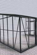 luxury tempered glass greenhouse in garden setting
aluminum-framed greenhouse with gabled roof
inside view of premium glass greenhouse
eco-friendly garden greenhouse with powder-coated frame
full-sunlight greenhouse for plants and vegetables