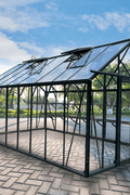 luxury tempered glass greenhouse in garden setting
aluminum-framed greenhouse with gabled roof
inside view of premium glass greenhouse
eco-friendly garden greenhouse with powder-coated frame
full-sunlight greenhouse for plants and vegetables