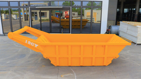 Heavy-Duty Material Hopper – Steel Skip Bin for Construction – 5 to 12 Yard