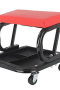 New Mechanic's Padded Creeper Work Stool – Rolling Garage Seat with Tool Tray & Adjustable Height S1245 - with | Sold by Uncle Wiener's Wholesale