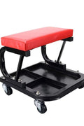 New Mechanic's Padded Creeper Work Stool – Rolling Garage Seat with Tool Tray & Adjustable Height S1245 - with | Sold by Uncle Wiener's Wholesale