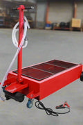 120L oil drain tank with 12V electric pump and hose
Low-profile portable red fluid transfer tank with wheels
Foldable handle oil drain tank for vehicle maintenance
Workshop fluid removal tank with mesh debris screen
Iron body fuel and oil tank with 110V electric pump