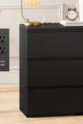 “White high gloss 2-drawer bedroom dresser”

“Black modern drawer chest with glossy finish”

“Modern white storage cabinet in bedroom setting”

“High gloss 8-drawer dresser for large storage”

“Contemporary white and black dressers for bedrooms”

