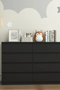 “White high gloss 2-drawer bedroom dresser”

“Black modern drawer chest with glossy finish”

“Modern white storage cabinet in bedroom setting”

“High gloss 8-drawer dresser for large storage”

“Contemporary white and black dressers for bedrooms”

