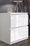 “White high gloss 2-drawer bedroom dresser”

“Black modern drawer chest with glossy finish”

“Modern white storage cabinet in bedroom setting”

“High gloss 8-drawer dresser for large storage”

“Contemporary white and black dressers for bedrooms”

