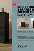 “White high gloss 2-drawer bedroom dresser”

“Black modern drawer chest with glossy finish”

“Modern white storage cabinet in bedroom setting”

“High gloss 8-drawer dresser for large storage”

“Contemporary white and black dressers for bedrooms”

