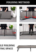 Black Adjustable Folding Patio Chaise Lounge Chair – Side View

Reclining Outdoor Lounge Chair Folded for Storage

Cushioned Folding Chaise Chair – Adjustable Backrest Positions

Patio Recliner in Outdoor Use Setting – Backyard or Poolside

Person Relaxing on Black Folding Patio Chaise Chair