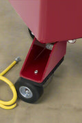30-Gallon Fuel Transfer Tank – Full View with Manual Pump and Wheels
Gas Caddy with Manual Rotary Pump and 8-Foot Hose – Red Tank
Steel Fuel Caddy – Fuel Gauge and Discharge Hose Close-Up
Heavy-Duty Fuel Transfer Tank – Handle, Wheel, and Pump Detail
Portable Fuel Storage Tank – Rear View Showing Ground Wire and Hose
Manual Fuel Pump System – All Components Displayed
